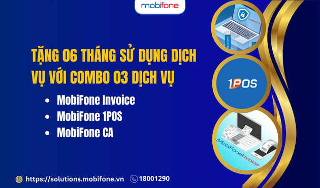MobiFone đồng hành hộ kinh doanh triển khai hóa đơn điện tử từ máy tính tiền